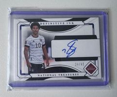 Serge Gnabry 2022 Panini National Treasures Definitive Ink A