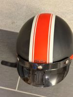 Motorradhelm HJC Retro schwarz rot weiss Grösse XS guter ...
