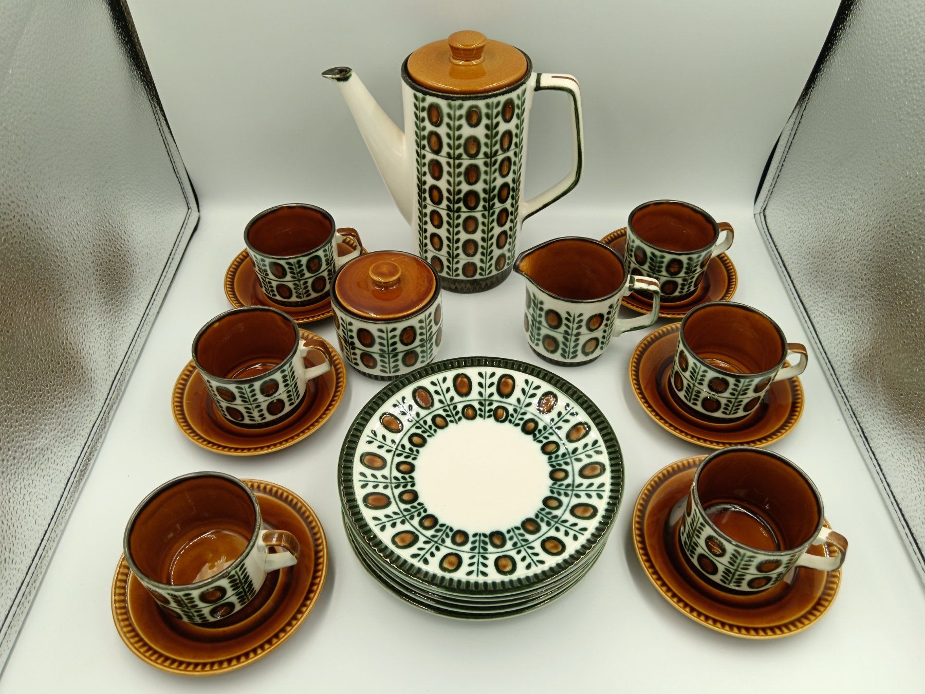 Villeroy & Boch Set di piatti: Vintage Kaffeeservice BOCH Belgium "Rambouillet" 1966 – Usato da Bäch SZ venduto da Swissy46