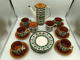 Vintage Kaffeeservice BOCH Belgium "Rambouillet" 1966