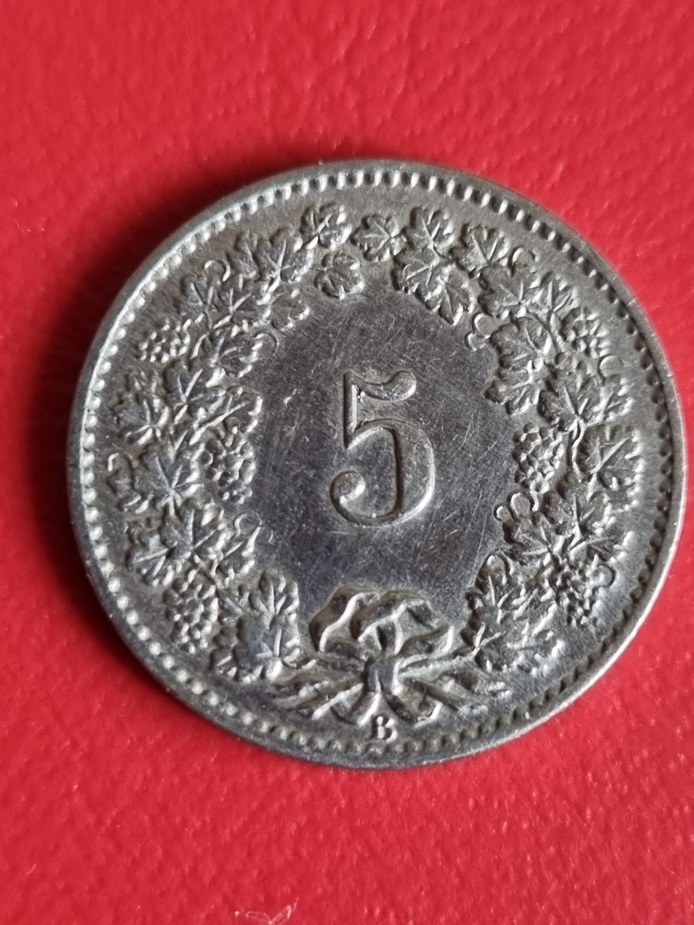 Alle Münzen: 5 RAPPEN - SCHWEIZ - JAHR 1881 – Gebraucht aus Heimenschwand von rog_p7h9 1