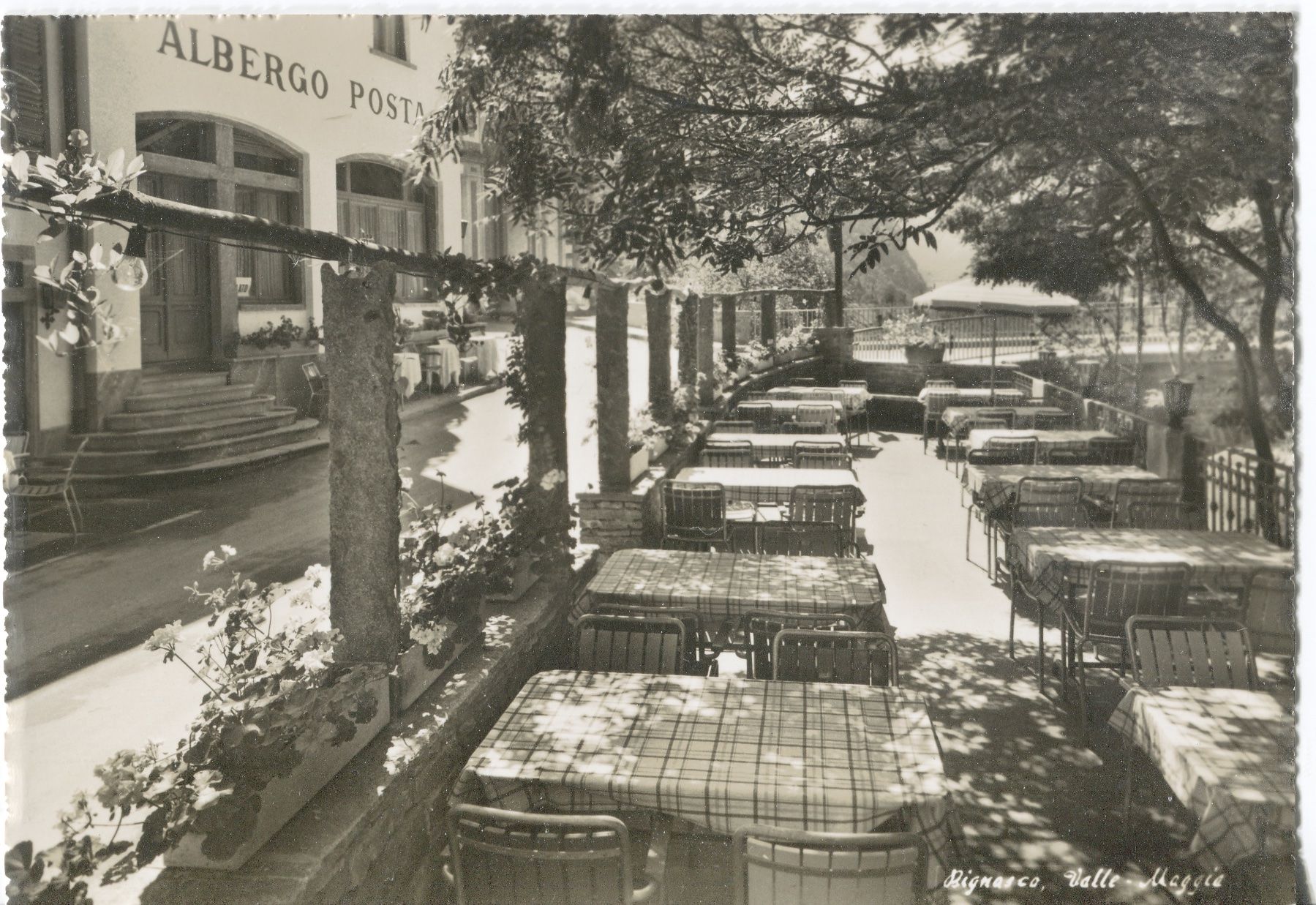 Ansichtskarten: Bignasco (Valle Maggia) Albergo Posta – Gebraucht aus coglio von Tascia1