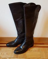 Bottes hautes noires neuves en cuir taille 39
