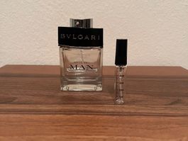 Discontinued 2ml Tester Parfum Bvlgari Man EdT 2ml Abfüllung