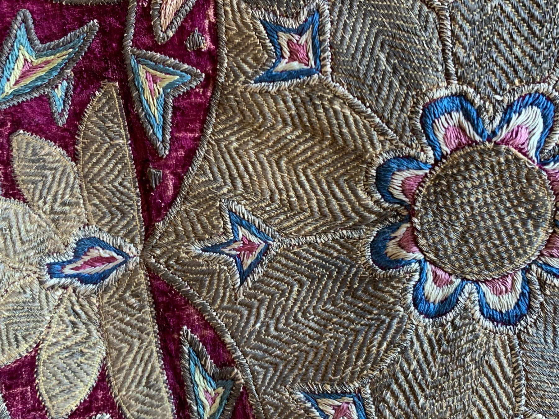 Tessuti: Broderie ancienne Persane Qajar plus que 💯 ans – Usato da Prilly venduto da Sissi_1009 6