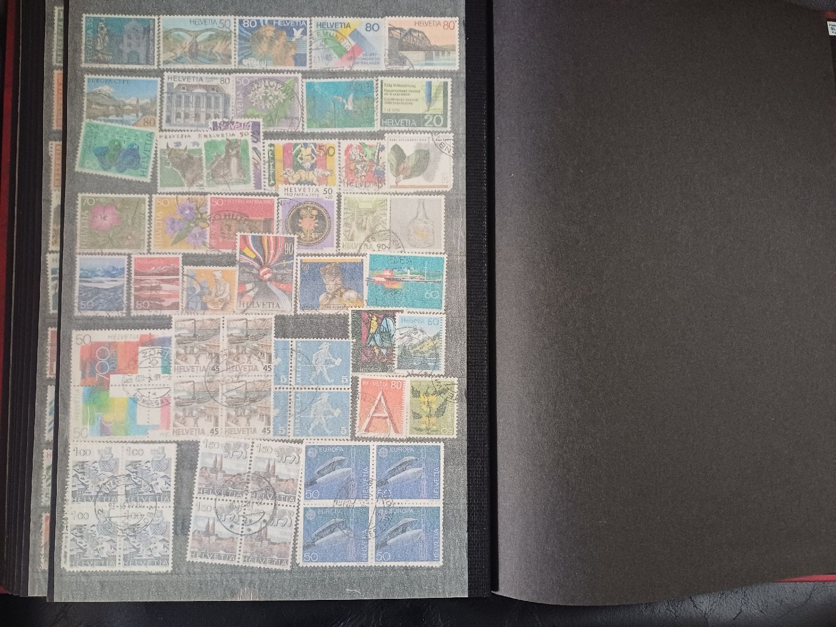 Alle Briefmarken: Briefmarken Album, grosse Sammlung, Schweiz – Gebraucht aus Ebersecken von Napf08 8