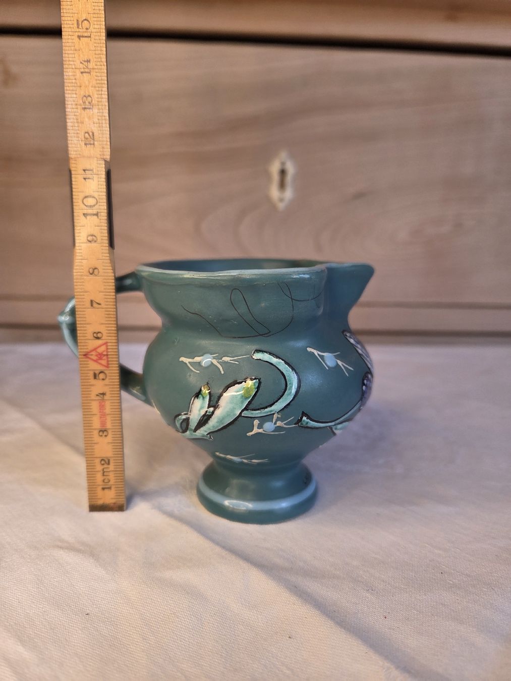 Tassen: Vintage Kännchen/Krug, handbemalt – Gebraucht aus Muotathal von sch_h6cz