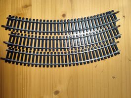 3x Lima Schienen Kurve