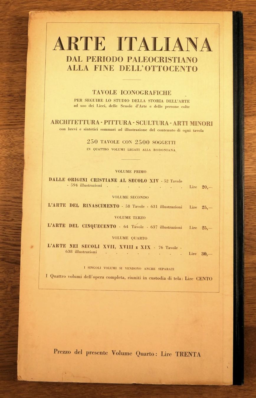Bücher: Arte Italiana, 1929 – Gebraucht aus Burgdorf von Attalos 7