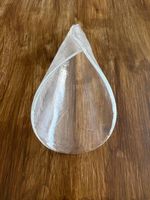 Dekorative Glasschale in Tropfenform, Top Zustand!