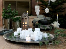Chic Antique Advent Kalenderkerze 24 Stück