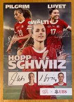 Plakat unterschrieben von Lia Wälti & Ana-Maria Crnogorcevic
