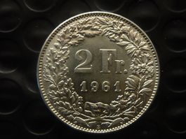 2 Fr.  1961  Unz. / Stgl.