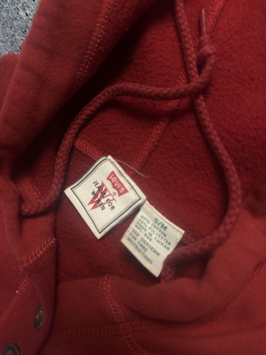 Levi's Maglioni & Felpe: Levi Strauss Kapuzenpullover, vintage rot, Grösse S/M! – Usato da Luzern venduto da kim221080 3