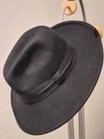 Schicker, schwarzer Filzhut,  ideal für den Winter ,Große Gr