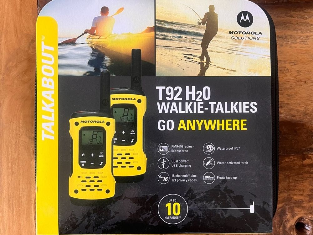 Motorola TLKR T92 H2O PMR Funkgeräte Set NEU (Neuf avec emballage d ...