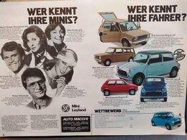 Poster Mini 1000/1100/1100 Clubman/Innocenti Bertone 90/120