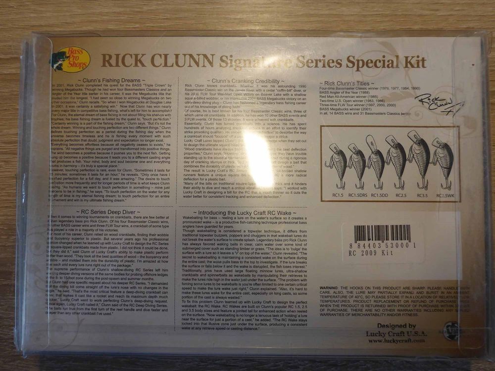 Rick Clunn Perfect Selection