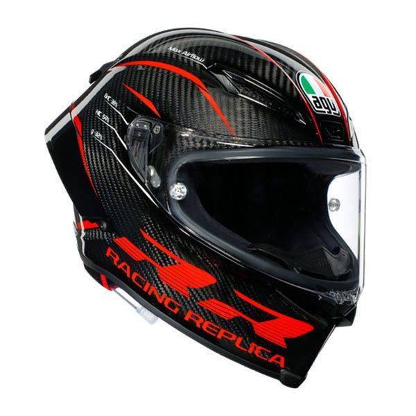AGV Pista GP RR MotoGP Replica Helm + 3 Visiere + 4 Spoiler (Neu ...