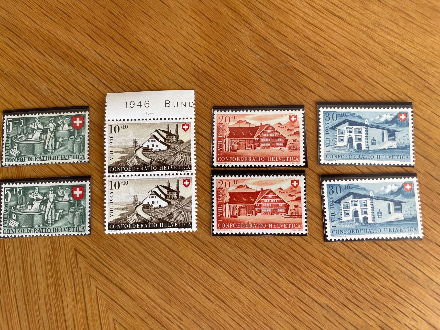 Tous les timbres: PP 1946** en double – D'occasion à Sonceboz-Sombeval par Comment2 2