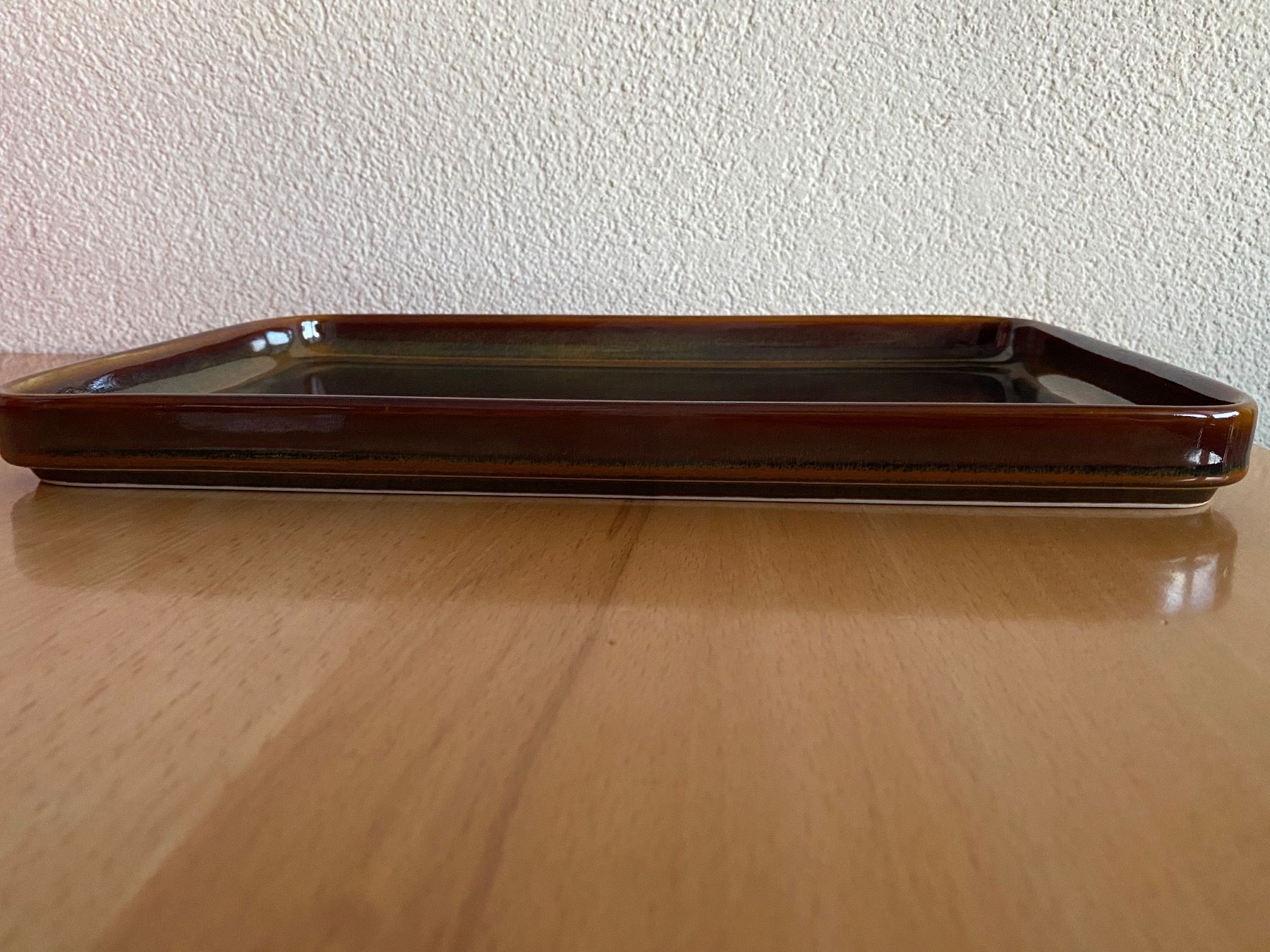 Servierplatten: Grosse flache Ofenform Langenthal Rubin braun glänzend – Gebraucht aus Schwarzenburg von Michellu 1