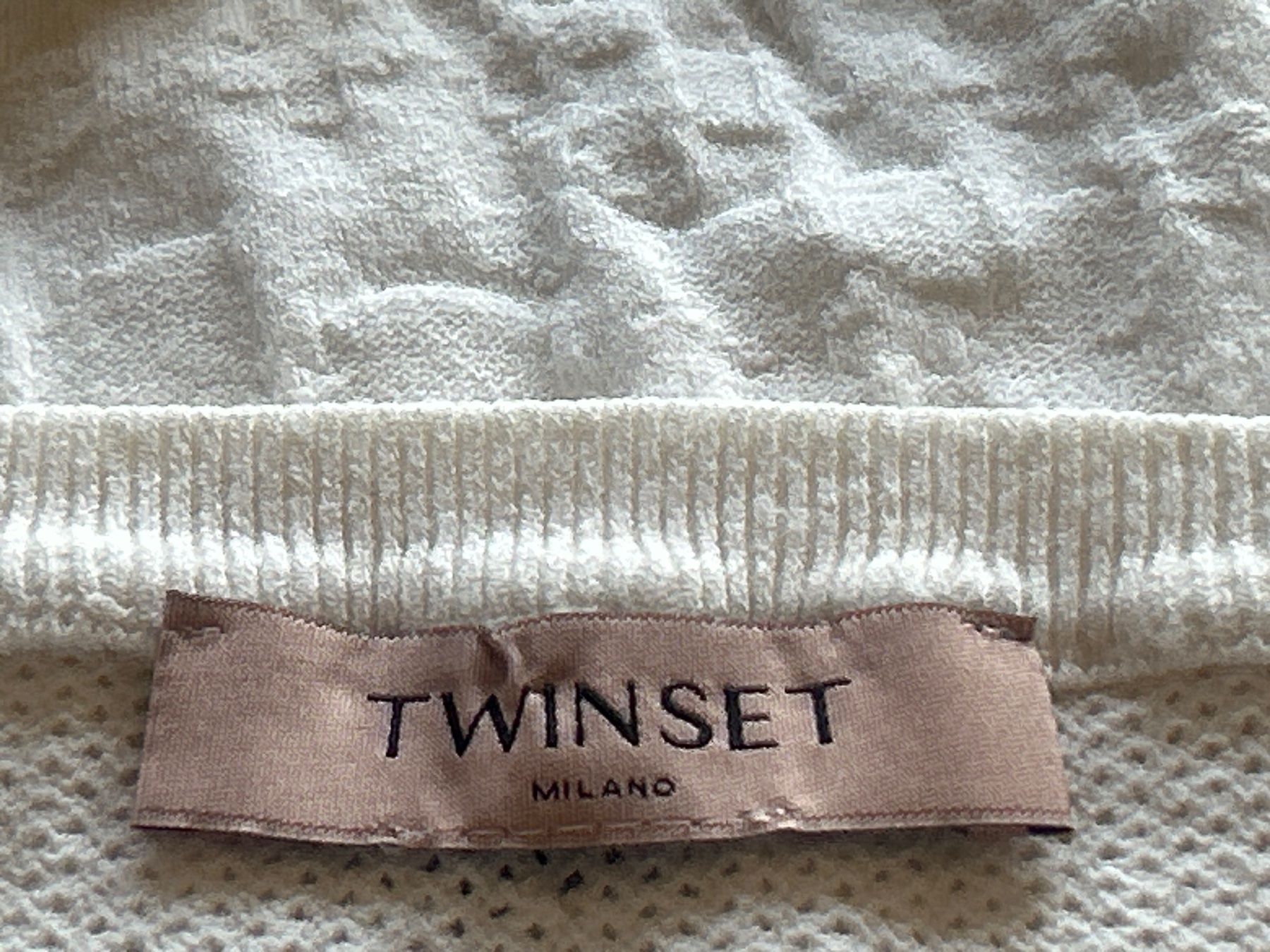 Twinset Maglioni & Felpe: Kurzarm Pullover Damen ecrufarbig von Twinset Milano Gr. S – Usato da Brunnen venduto da Nala2929 7