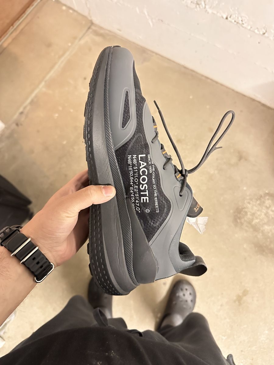 Lacoste Scarpe da uomo: Herren Sneaker Lacoste grau Grösse 46 neu – Nuovo (secondo la descrizione) da Riggisberg venduto da Gs13_pn7srt 3
