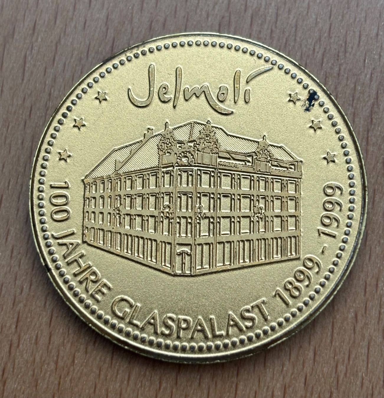 Tutti le monete: Jelmoli Geschenktaler 20 Fr. Glaspalast 1999 – Usato da Esslingen venduto da Danielp 1