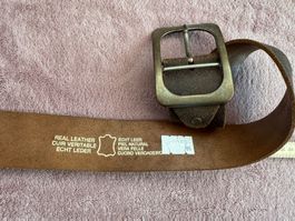 Gürtel Leder braun melliert (Country) DRIVER Jeans Gr. 85
