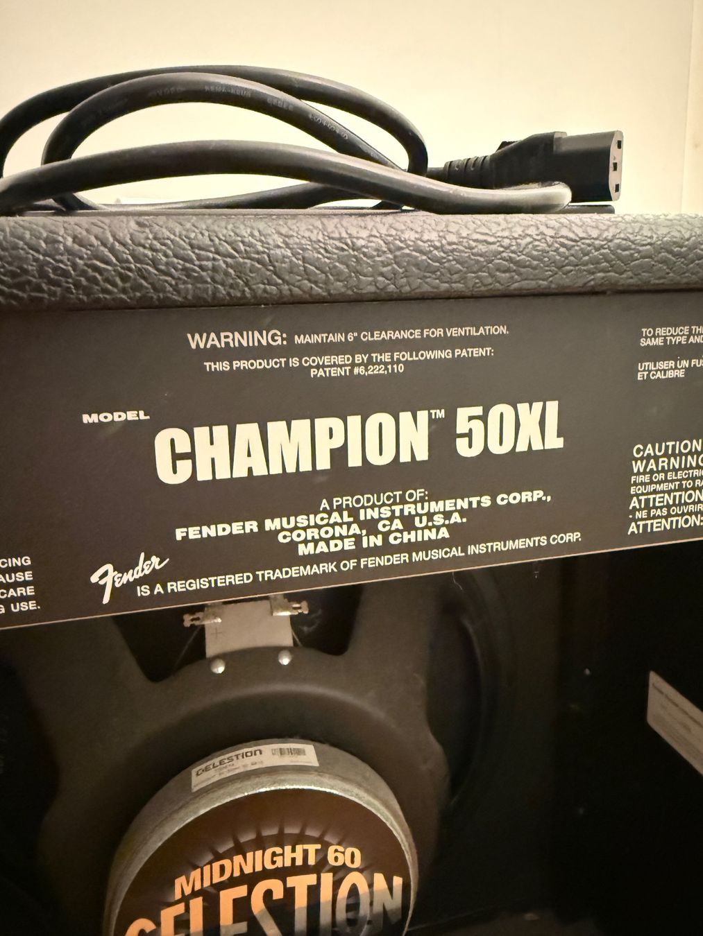 Fender Verstärker: Fender Champion 50XL E-Gitarren Verstärker – Gebraucht aus Twann von SchniderL 3