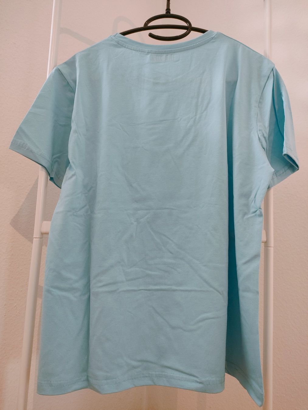 T-shirt: T-Shirt in Hellblau mit Blume Muster – Nuovo (secondo la descrizione) da Dietikon venduto da MJ_Sporting 3
