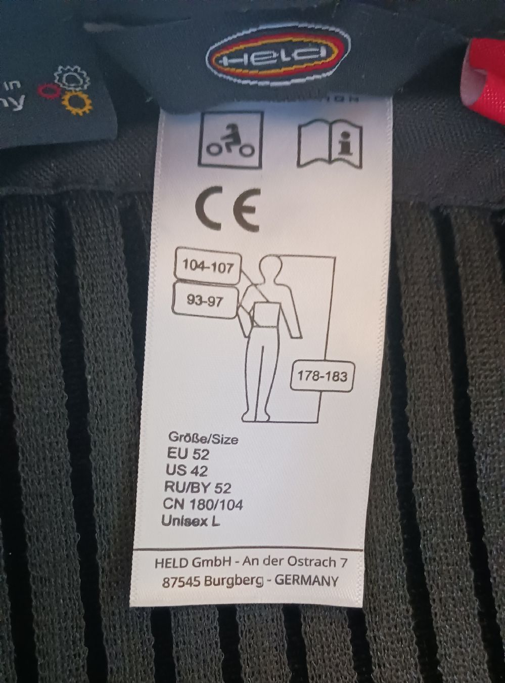 Held Anzüge: Held Motorrad-Textilkombi Gr. L Unisex – Neu (gemäss Beschreibung) aus Sulz AG von noel1406 3