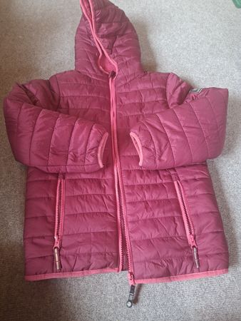 Jako-O Steppjacke gefüttert lila-pink Grösse 128/134