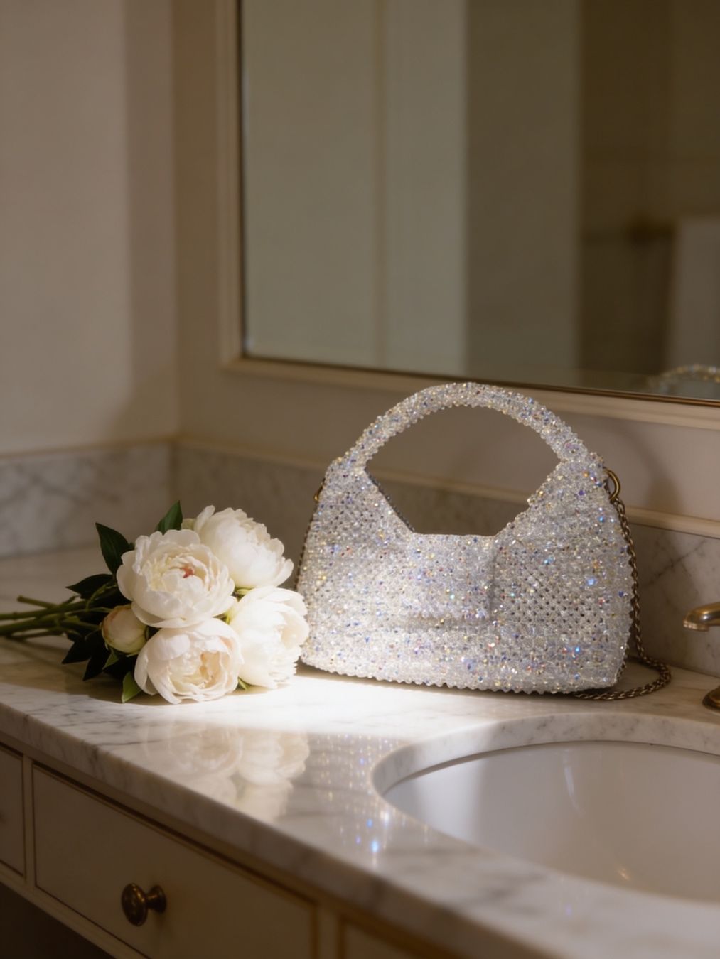 Borse da donna: Strass Handtasche aus Kristallperlen Event – Nuovo e nell'imballaggio originale da canobbio venduto da barbarb 6
