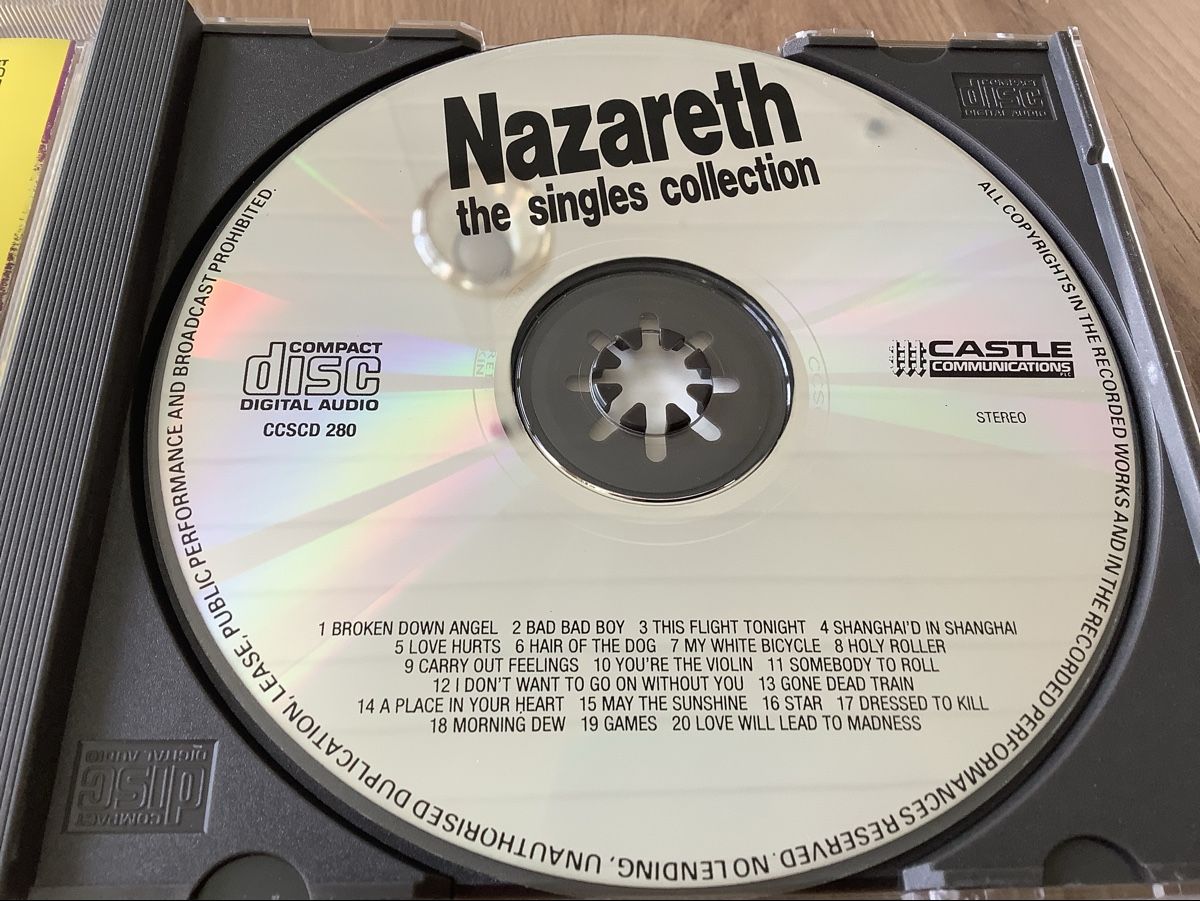 CD: Nazareth The Singles Collection CD – Usato da herzogenbuchsee venduto da HIFIANER 2