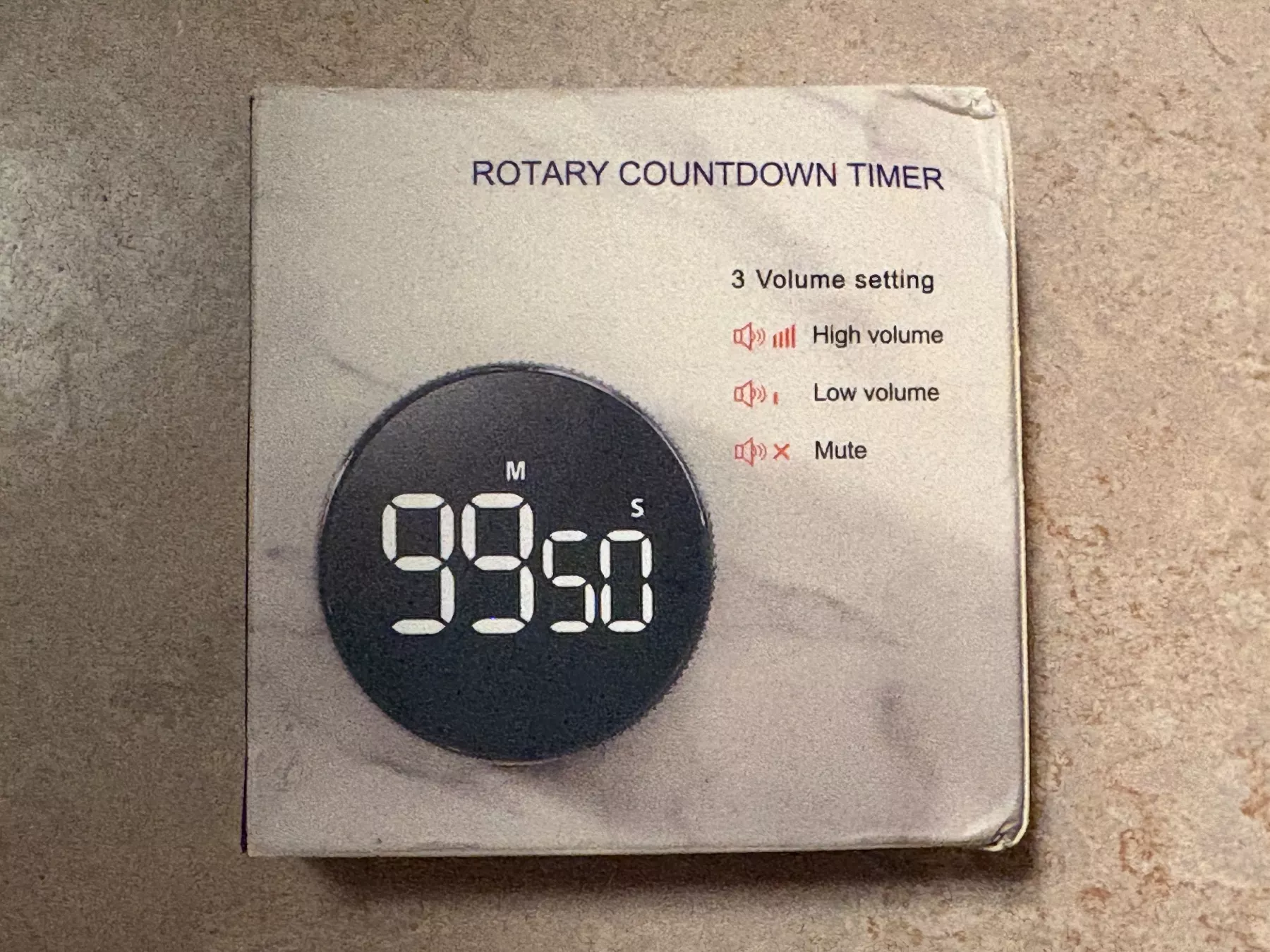Orologi: Rotary Countdown Timer mit LED Display – Nuovo (secondo la descrizione) da Dietikon venduto da The-Star-Shop
