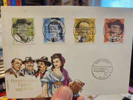 Portrait 1990 FDC mit ET VOLL RAR!! nur 3.-- !