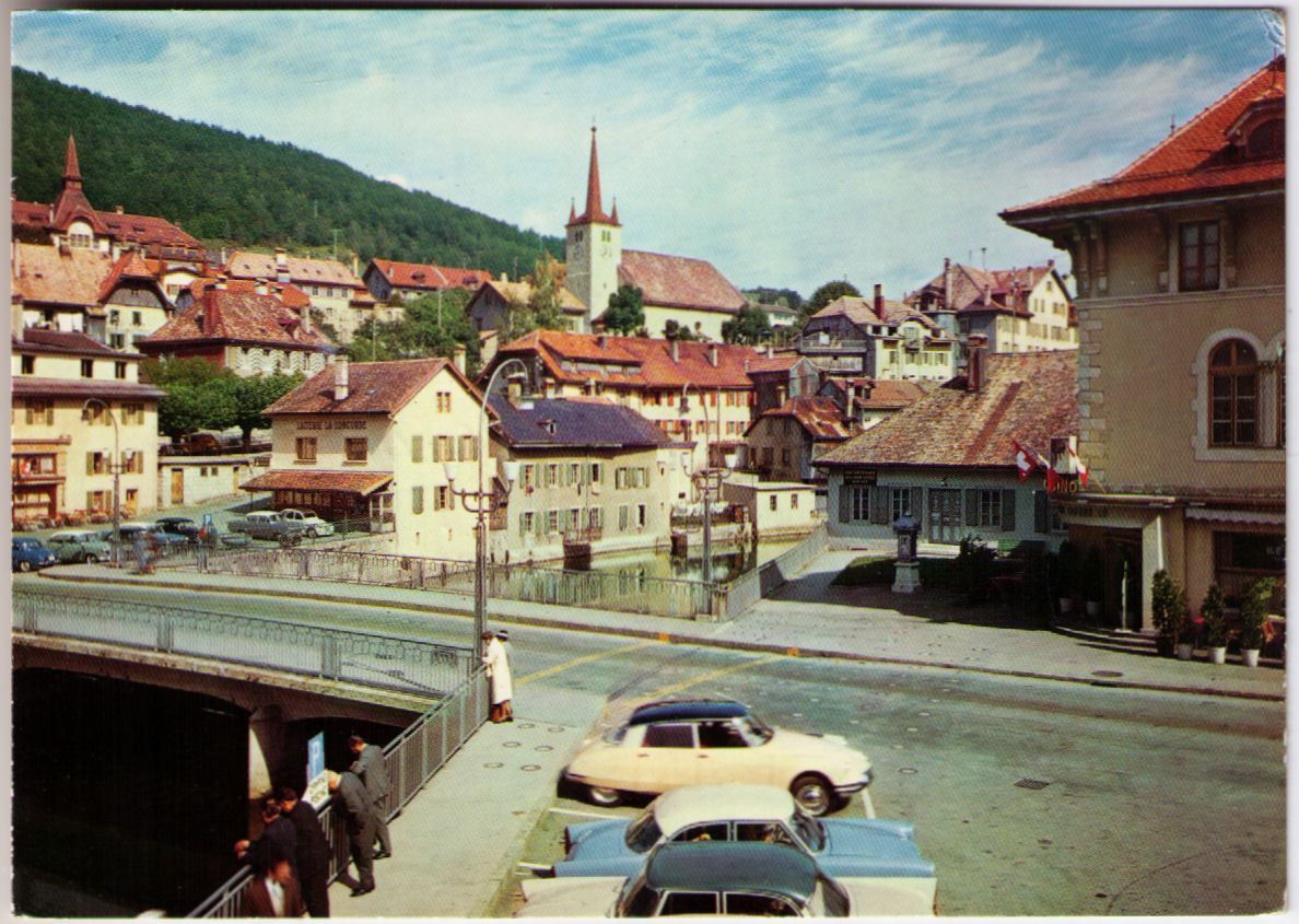 Cartes postales: Vallorbe - le Ponz sur l'Orbe – D'occasion à Binningen par Mountainrider