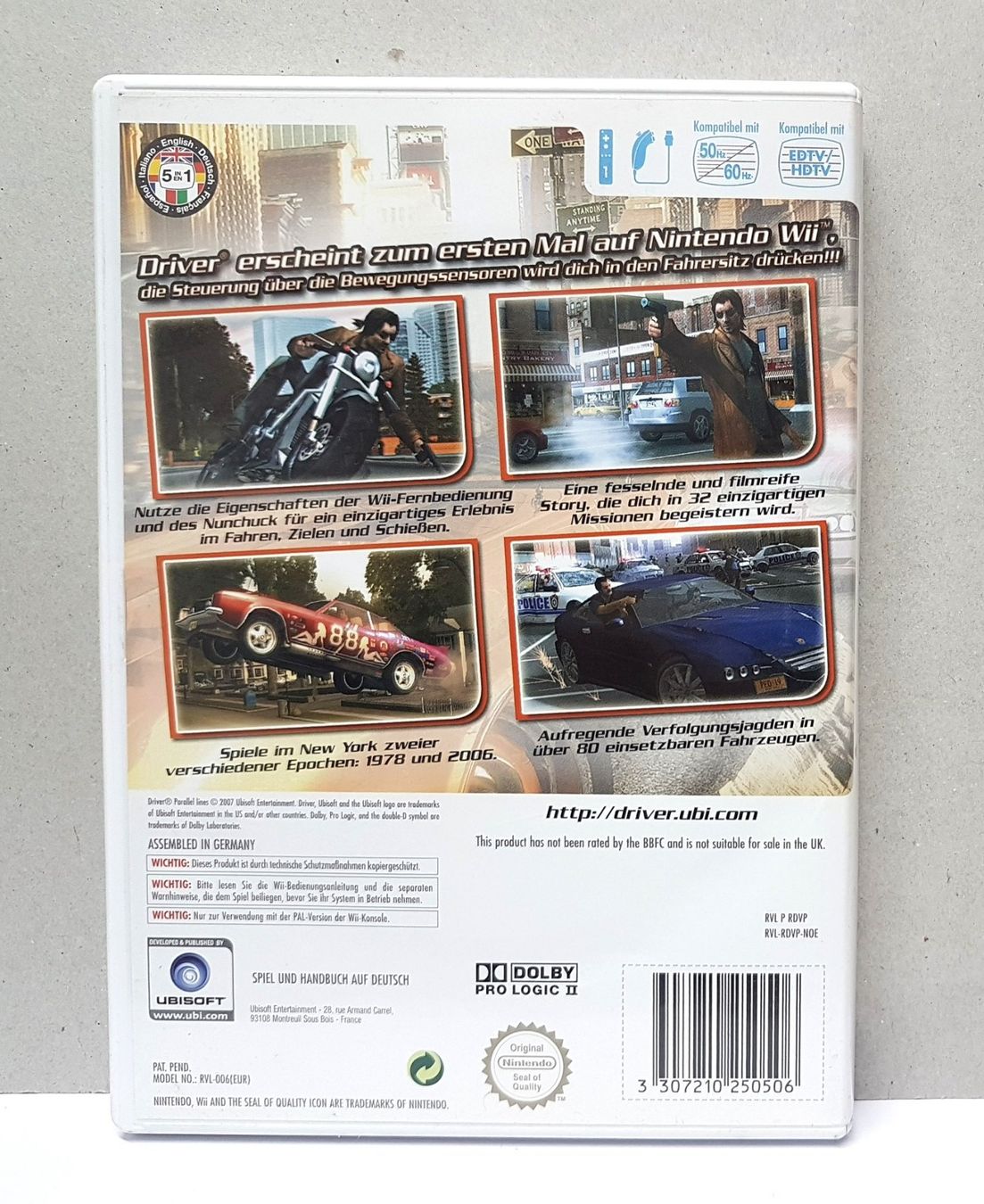 Nintendo Giochi: 🚗Driver Parallel Lines Mission New York  Wii – Usato da Schüpfheim venduto da Games_Spielkonsolen 2
