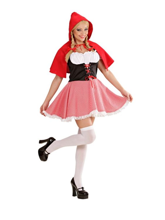 Rotkäppchen-Kostüm Für Hunde – Inkl. Kapuze & Korb, Größe M (Hals: 35 Cm, Brust: 50 Cm) | Perfekt Für Halloween & Partys