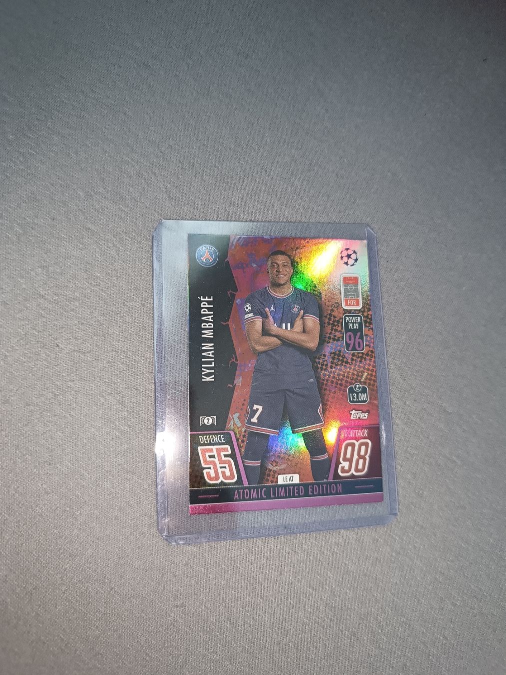 Topps Carte collezionabili: Kylian Mbappé/ Atomic Limited Edition – Usato da Siebnen venduto da Kinero1112