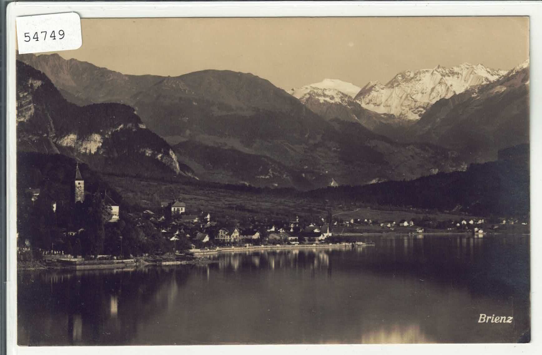 Cartes postales: Brienz vom See aus – D'occasion à Ettingen par Kartenplanet