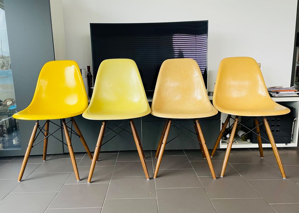 4er Set Eames Herman Miller Chairs Kaufen auf Ricardo