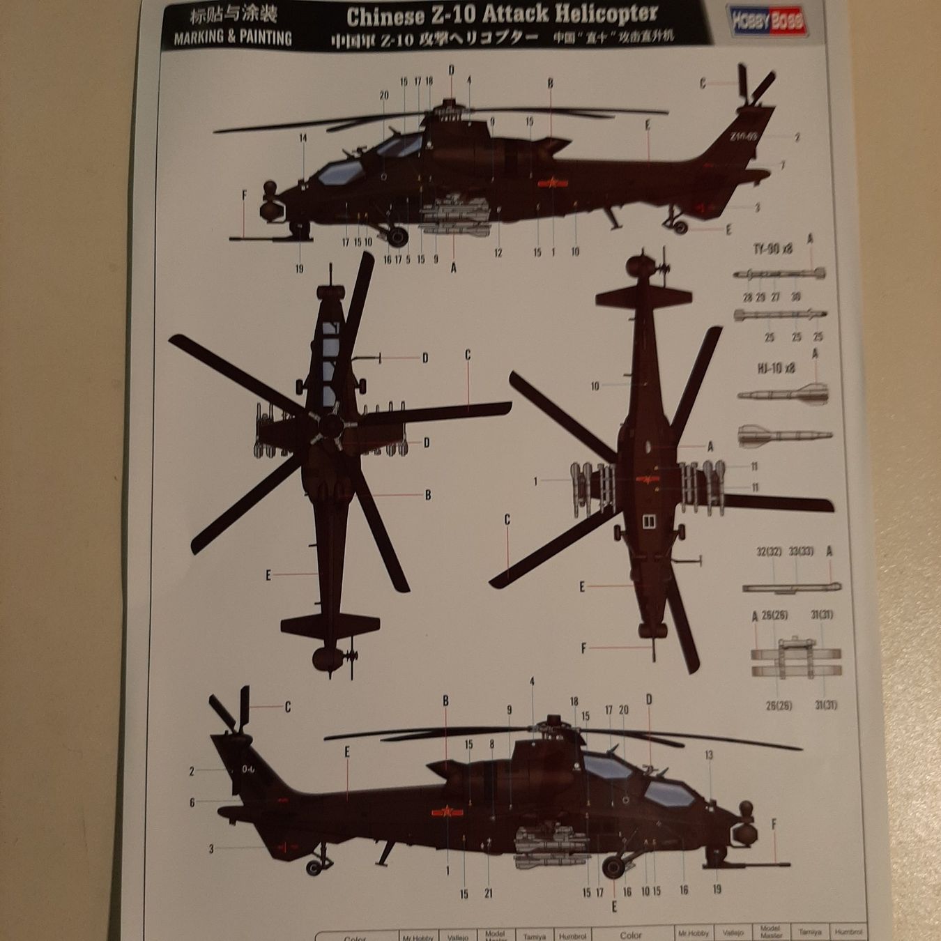 Kit di modellismo & Modellini statici: 2701 ... Harbin WZ-10 ... Hobby Boss 87253 – Nuovo (secondo la descrizione) da Bonstetten venduto da Benibanny59 1
