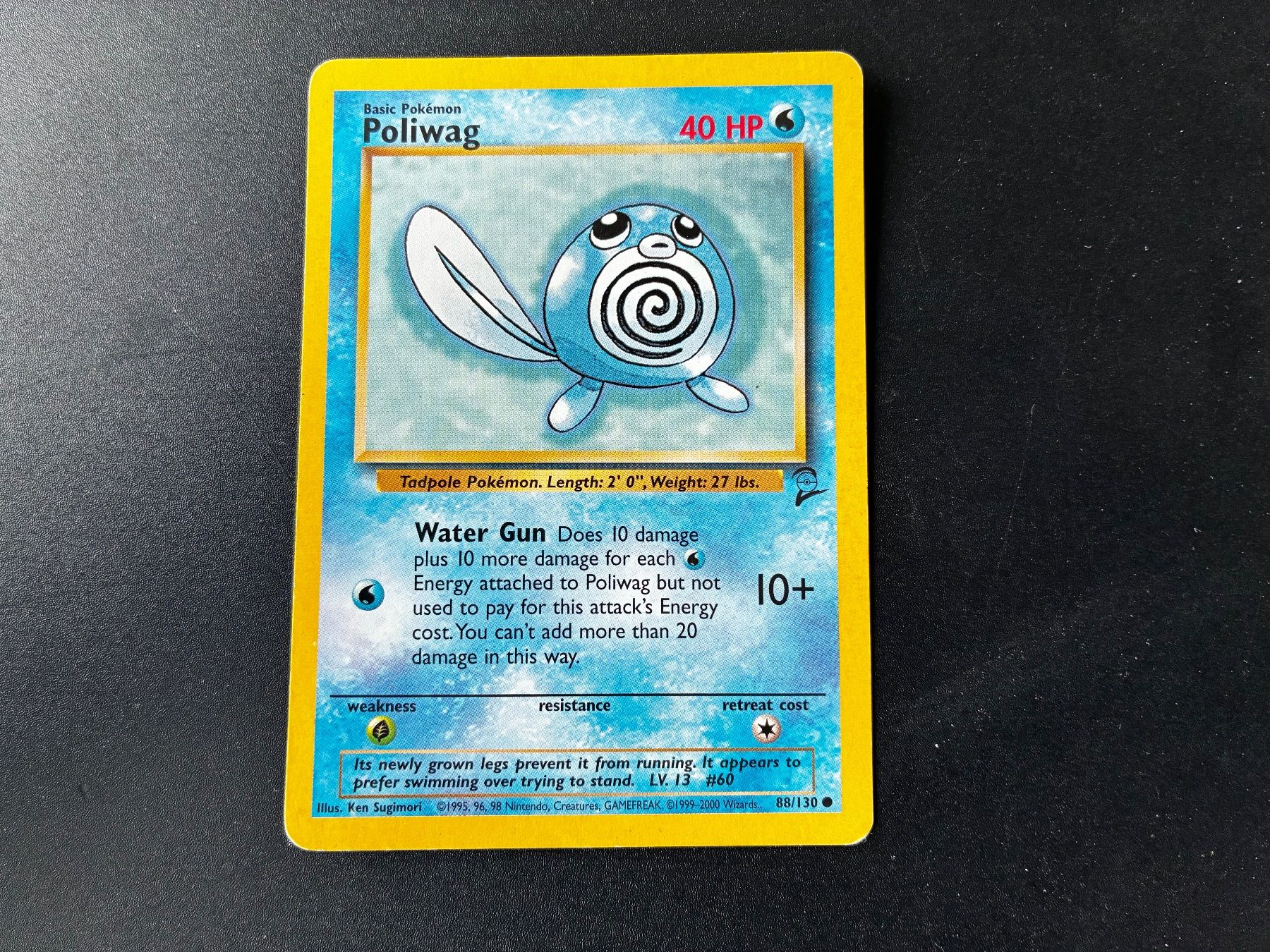 Pokémon Carte collezionabili: Poliwag 88/130 - Base Set 2 - en – Nuovo (secondo la descrizione) da Hütten venduto da yve_tf69