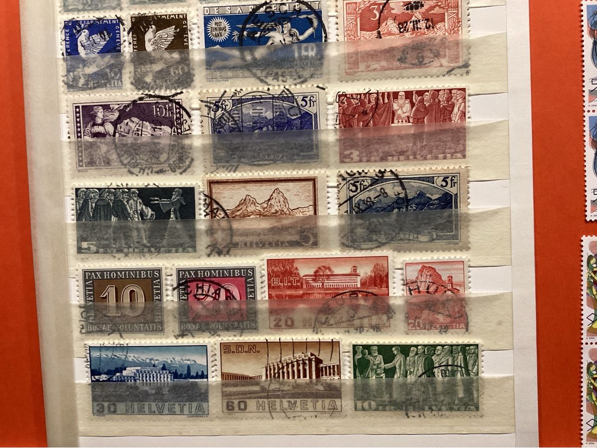 Alle Briefmarken: 🇨🇭Briefmarken gestempelt – Gebraucht aus Thun von soernst 3