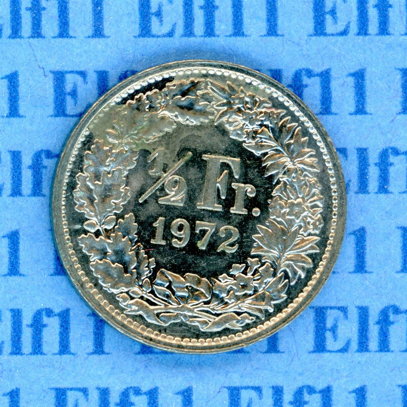 Tutti le monete: CHF___0.50 1972 -stgl 50 Rappen – Nuovo (secondo la descrizione) da Widnau venduto da Elf11