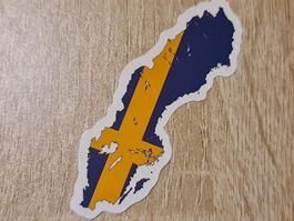 Sticker Aufkleber Schweden