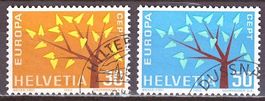 1962 Europa kurzer Ast gestempelt