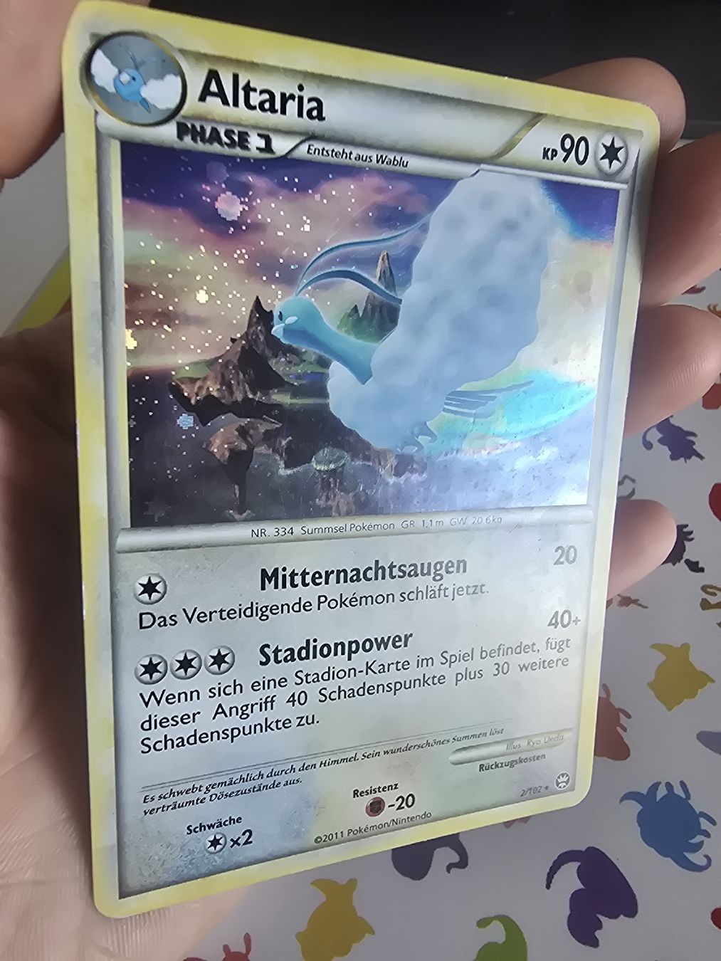 Pokémon Carte collezionabili: Pokemon Altaria Holo HS Triumph, DE – Nuovo (secondo la descrizione) da Pfäffikon SZ venduto da gmw_8nk9 1